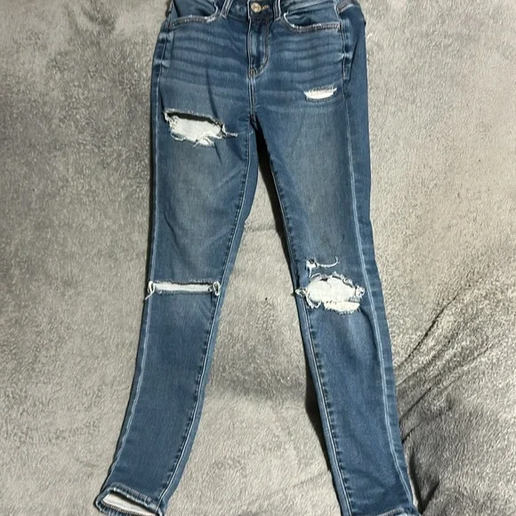 American Eagle Outfitters Women's Blue Jeans - Picture 5 of 6